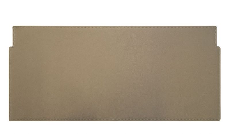 Housse en cuir pour USM Bureau intérieur Leather on Top 50x35 Gris clair